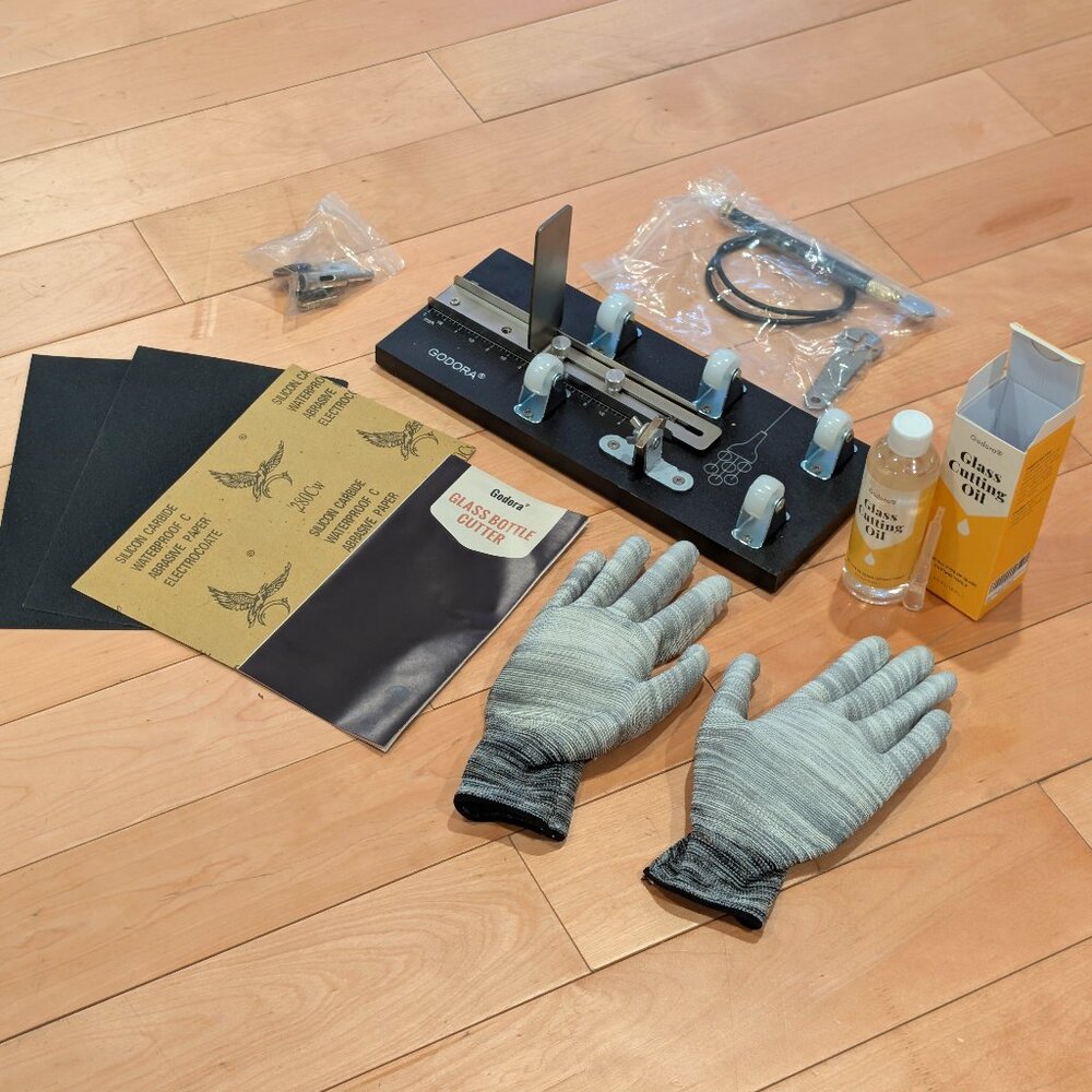Godora Complete Glass Bottle Cutter Kit Like New